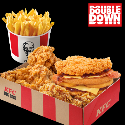 Touchdown Double Down Box XL - order on-line in KFC
